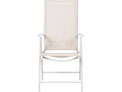 CATANIA 6 personers Havemøbelsæt Beige Metal