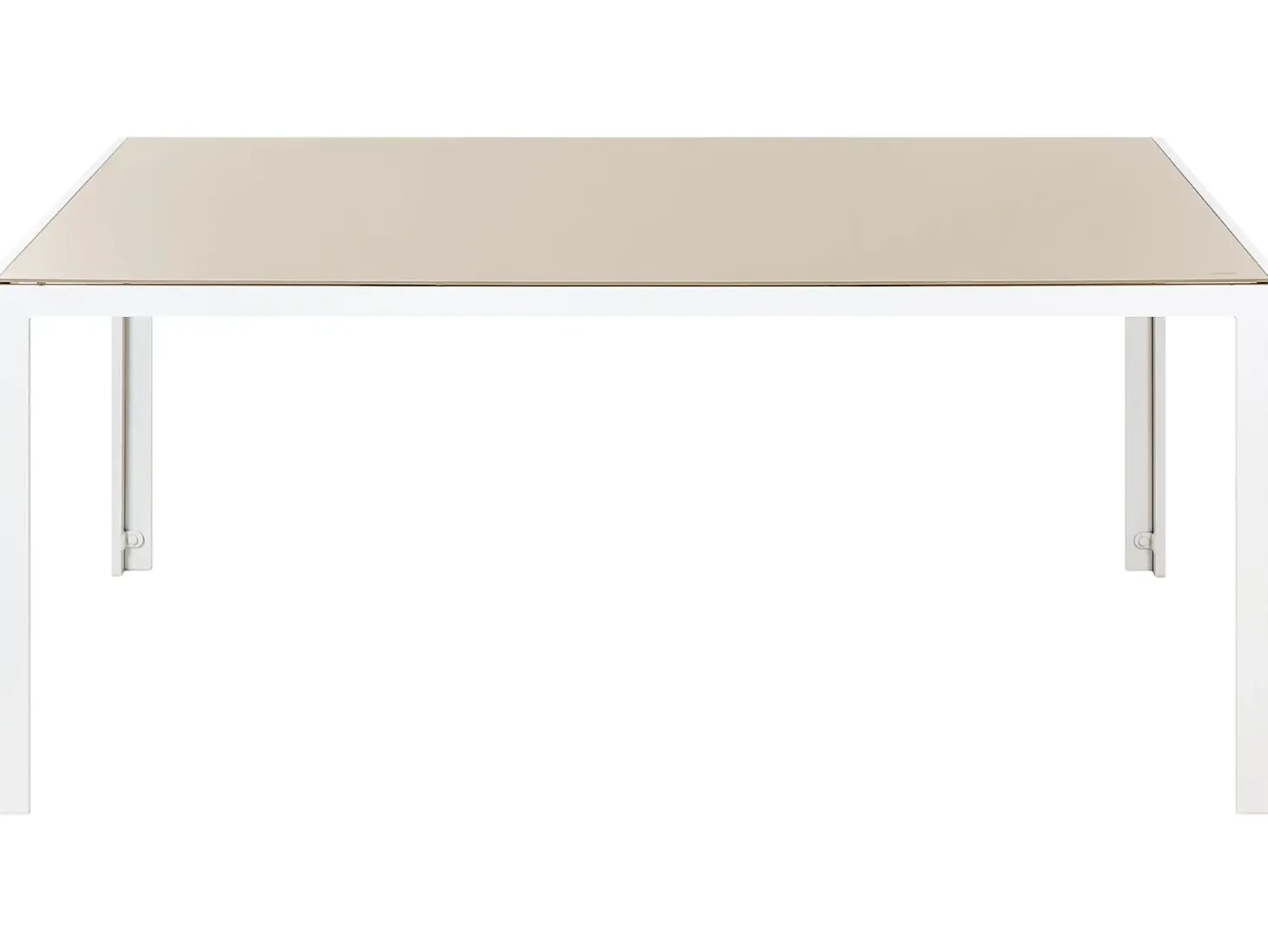 CATANIA 6 personers Havemøbelsæt Beige Metal