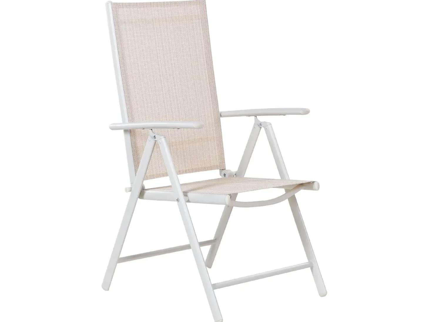 CATANIA 6 personers Havemøbelsæt Beige Metal