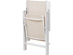 CATANIA 6 personers Havemøbelsæt Beige Metal