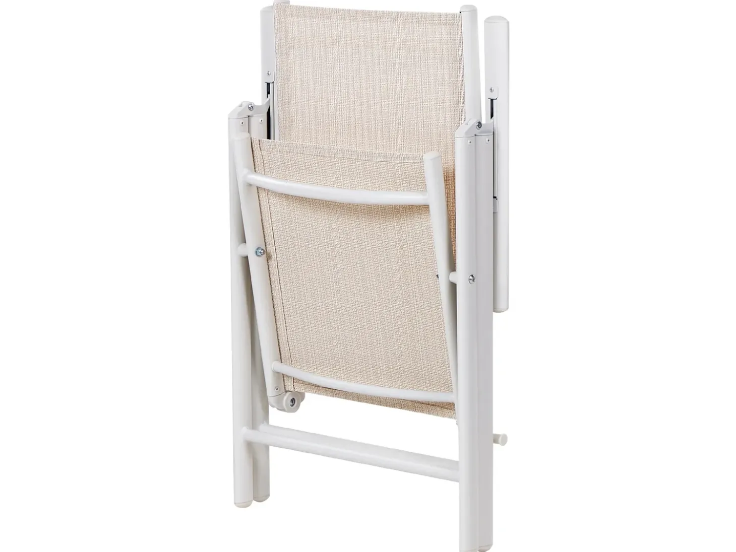 CATANIA 6 personers Havemøbelsæt Beige Metal
