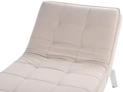 Chaiselong LOIRET Velour Beige
