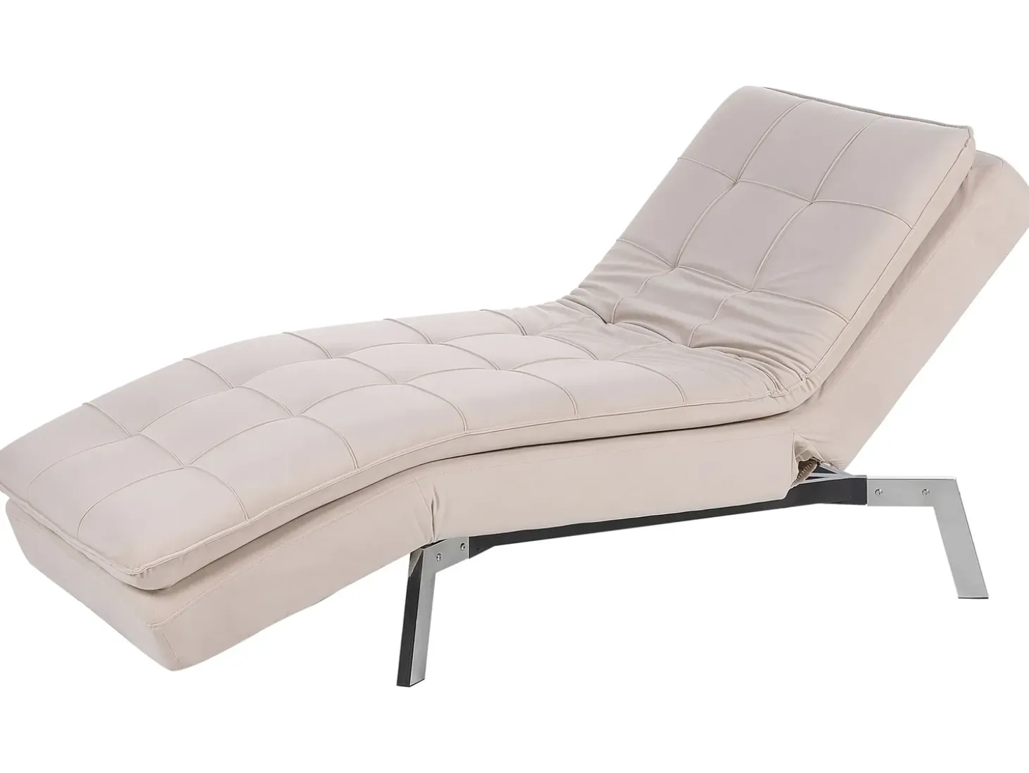 Chaiselong LOIRET Velour Beige