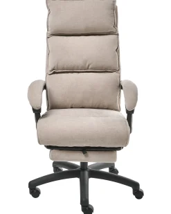 Chefstol Inkl. fodstøtte EATON Chenille Beige