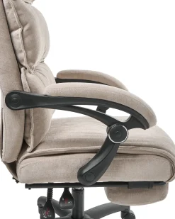 Chefstol Inkl. fodstøtte EATON Chenille Beige
