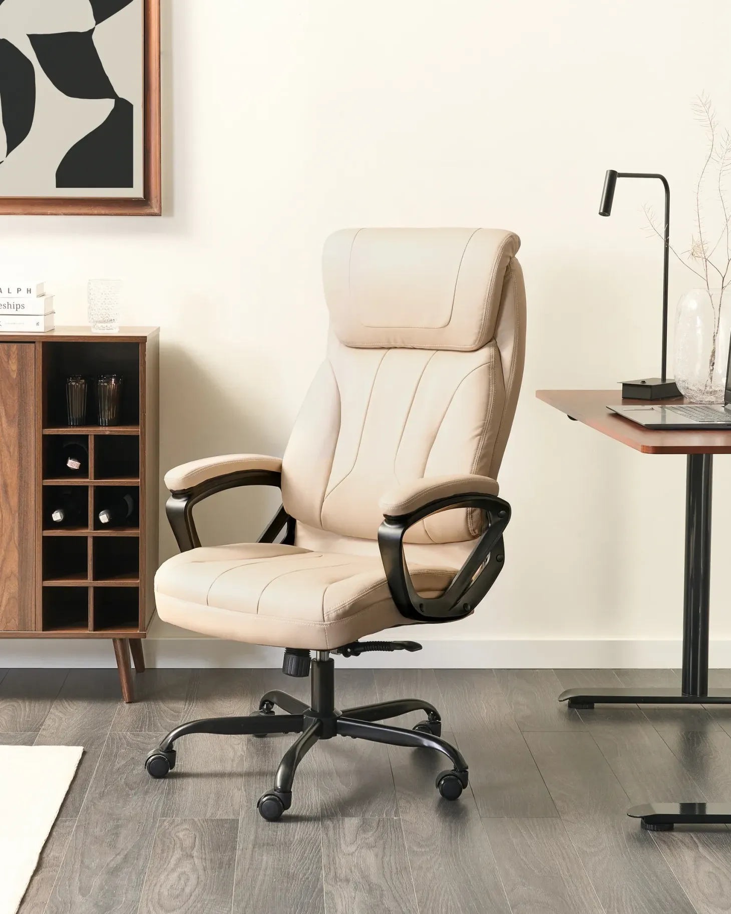 Chefstol PROUD Kunstlæder Beige