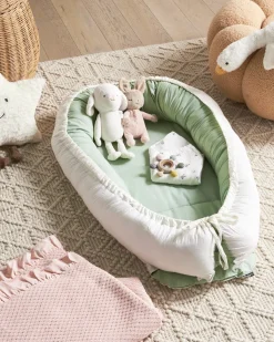 Cocoon babynest EREB Bomuld Lysegrøn
