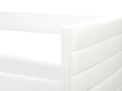 Daybed med opbevaring MARRAY Velour Cremehvid 90 x 200 cm