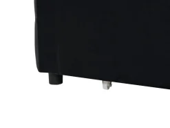 Daybed med opbevaring MARRAY Velour Sort 90 x 200 cm