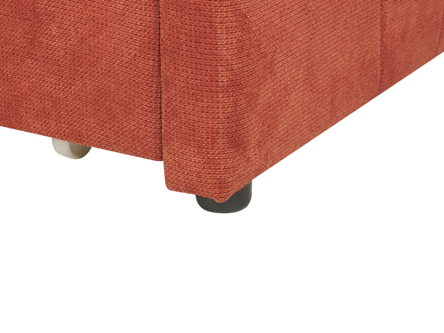Daybed med opbevaring VITTEL 90 x 200 cm Rød