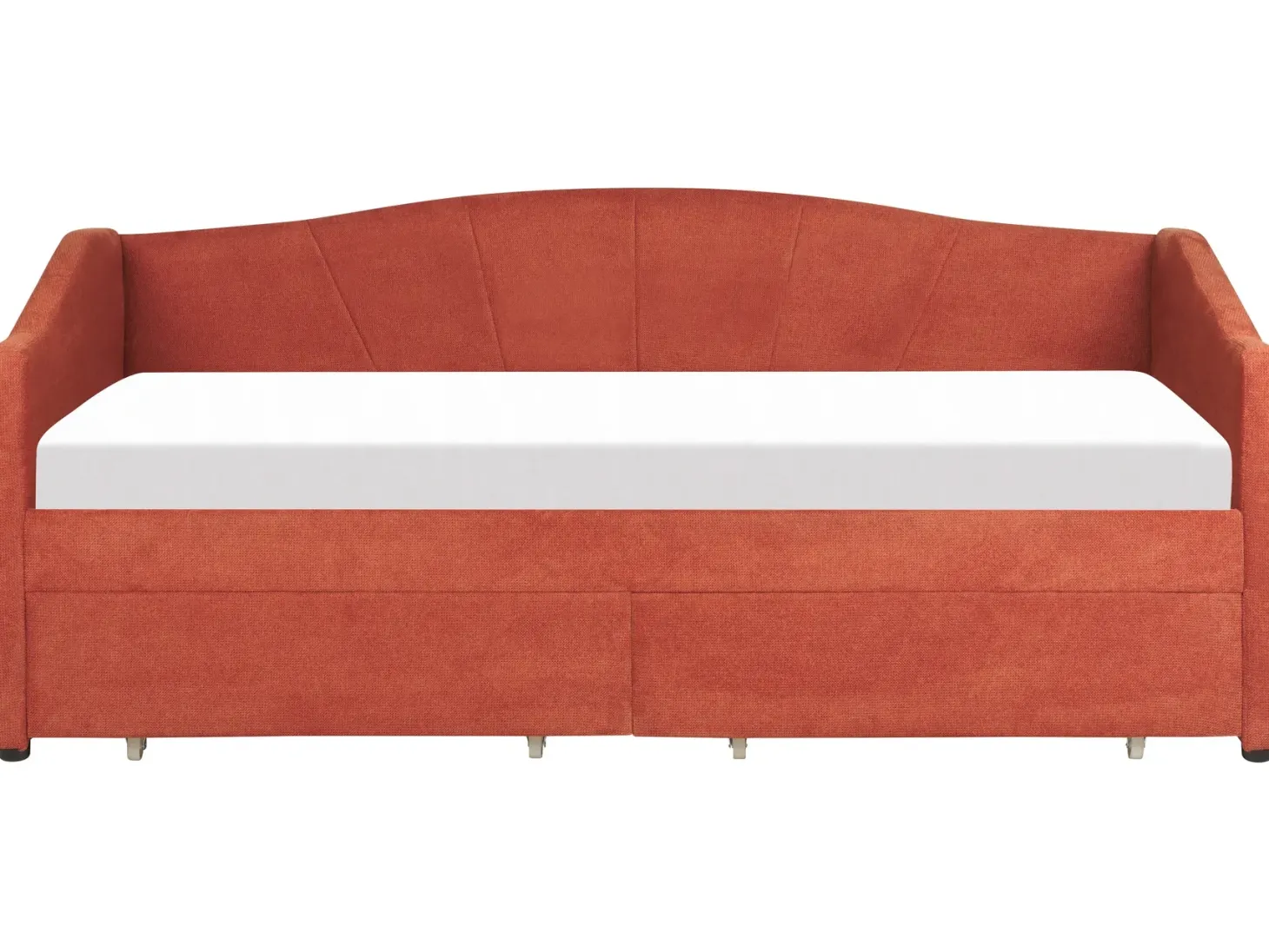 Daybed med opbevaring VITTEL 90 x 200 cm Rød