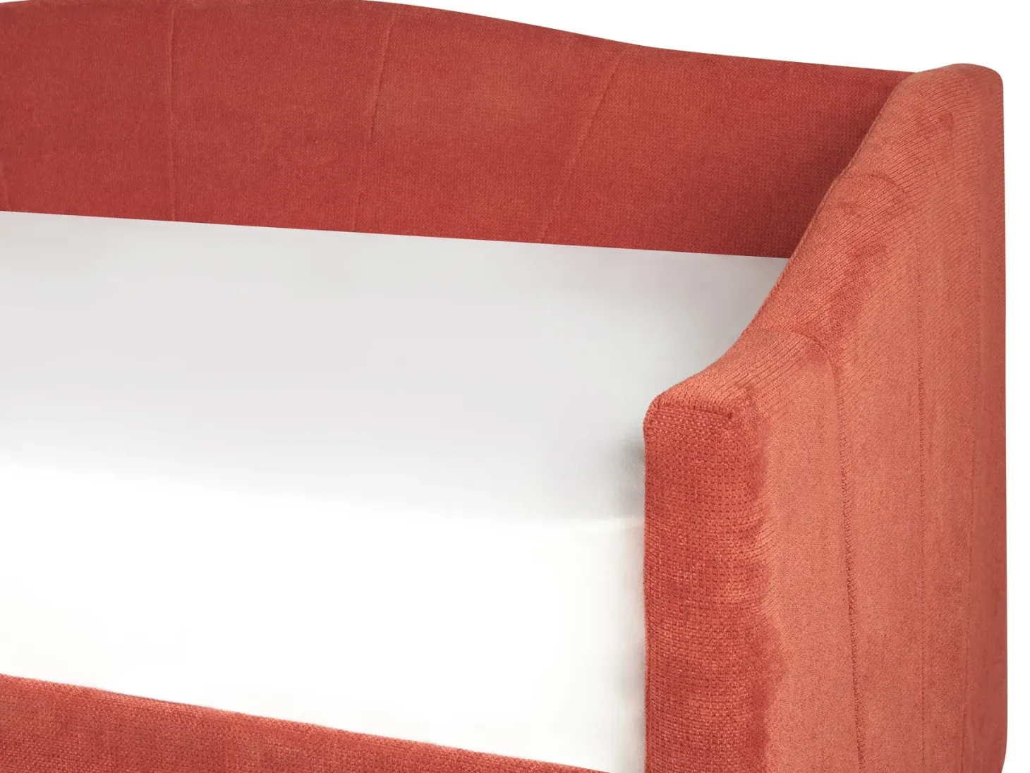 Daybed med opbevaring VITTEL 90 x 200 cm Rød