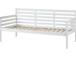 Daybed Træ THEZA 90 x 200 cm Hvid