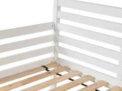 Daybed Træ THEZA 90 x 200 cm Hvid