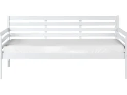 Daybed Træ THEZA 90 x 200 cm Hvid