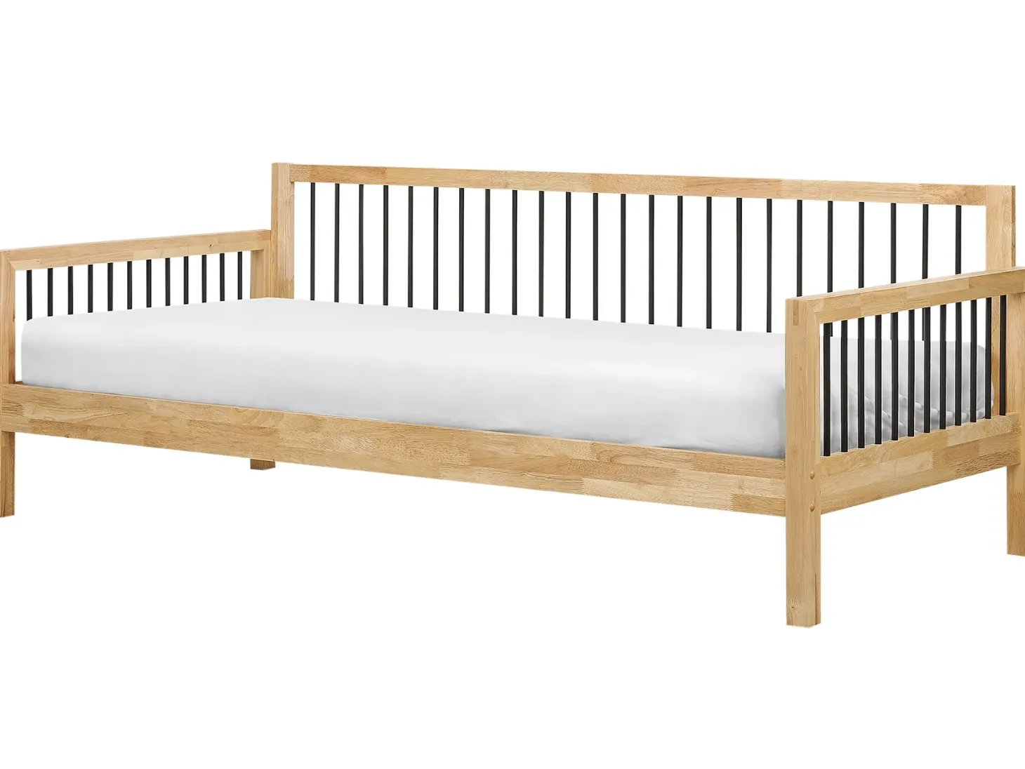 Daybed Træ TRICOT 90 x 200 cm Lysebrun