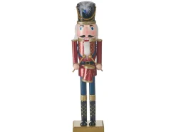 Dekorativ figur HOGSJON Nøddeknækker 50 cm Rød