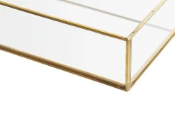 Dekorativ bakke GRENOBLE Glas Guld