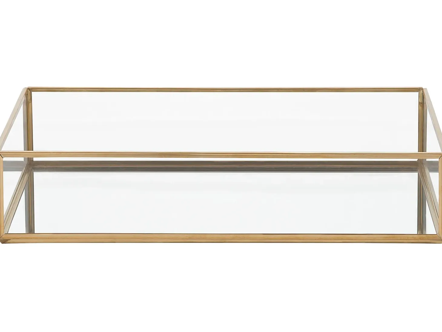 Dekorativ bakke GRENOBLE Glas Guld