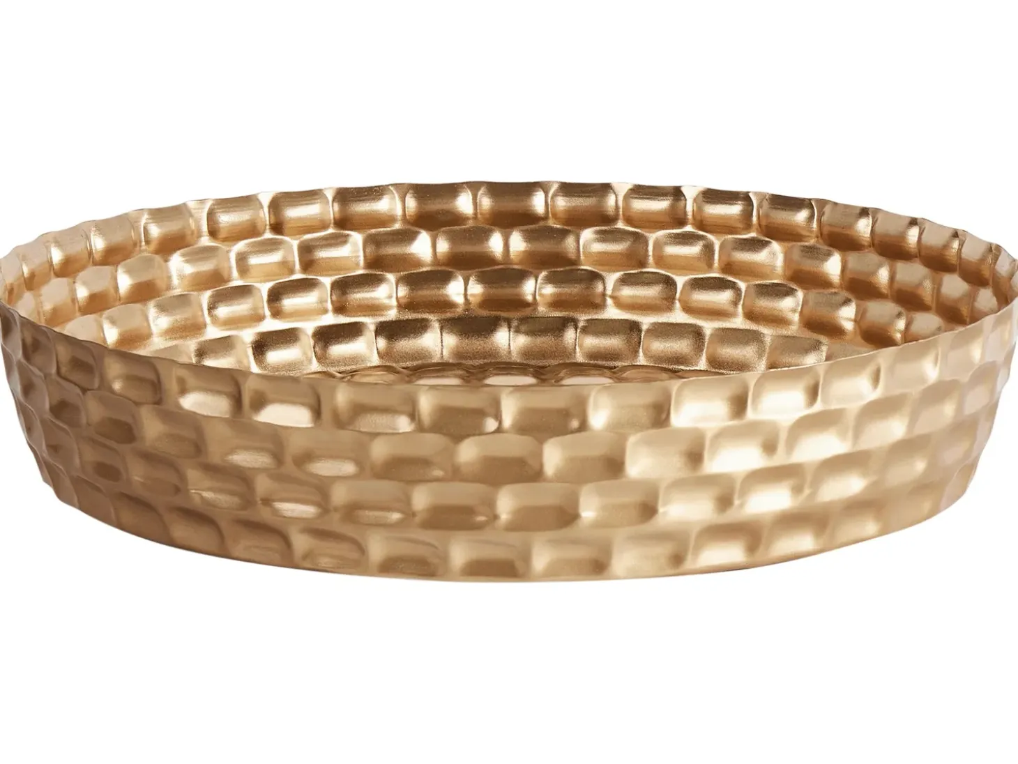 Dekorativ bakke SUEZ Metal Guld