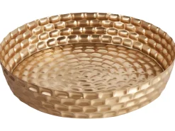 Dekorativ bakke SUEZ Metal Guld
