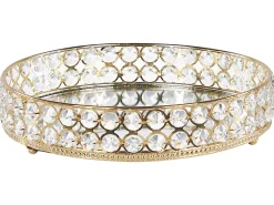 Dekorativ bakke VATAN Glas Guld