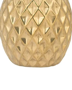 Dekorativ figur Ananas TYANA Keramik Guld