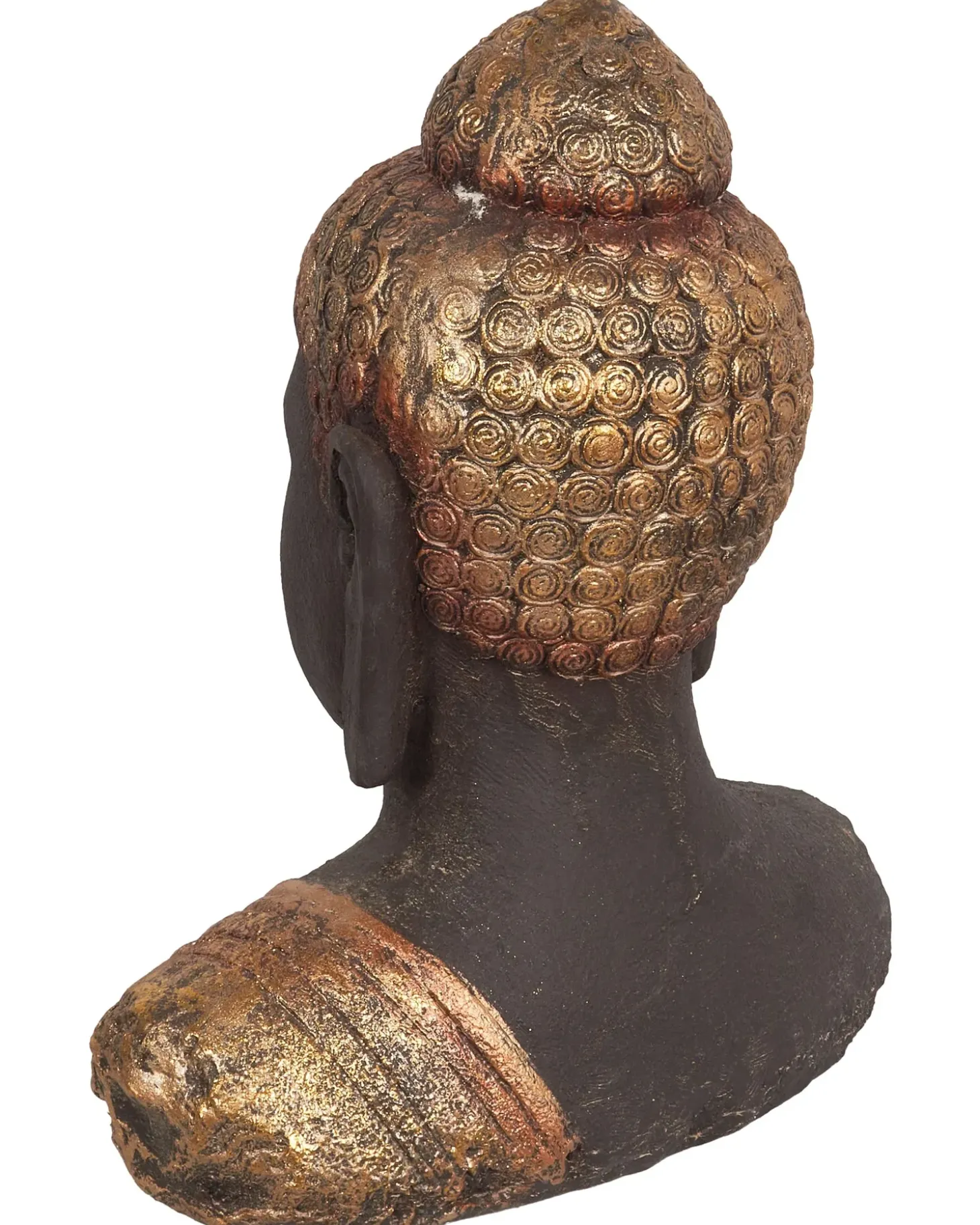 Dekorativ figur Buddha CARUM Keramik Sort