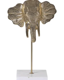 Dekorativ figur Elefant KASO Metal Guld