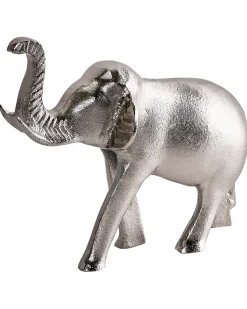 Dekorativ figur Elefant MIOGOST Metal Sølv
