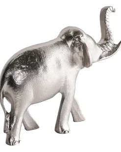Dekorativ figur Elefant MIOGOST Metal Sølv
