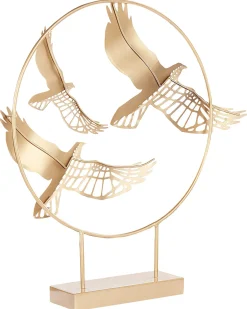 Dekorativ figur Fugl SAMARIUM Metal Guld