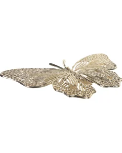 Dekorativ figur Sommerfugl MADIUN Metal Guld