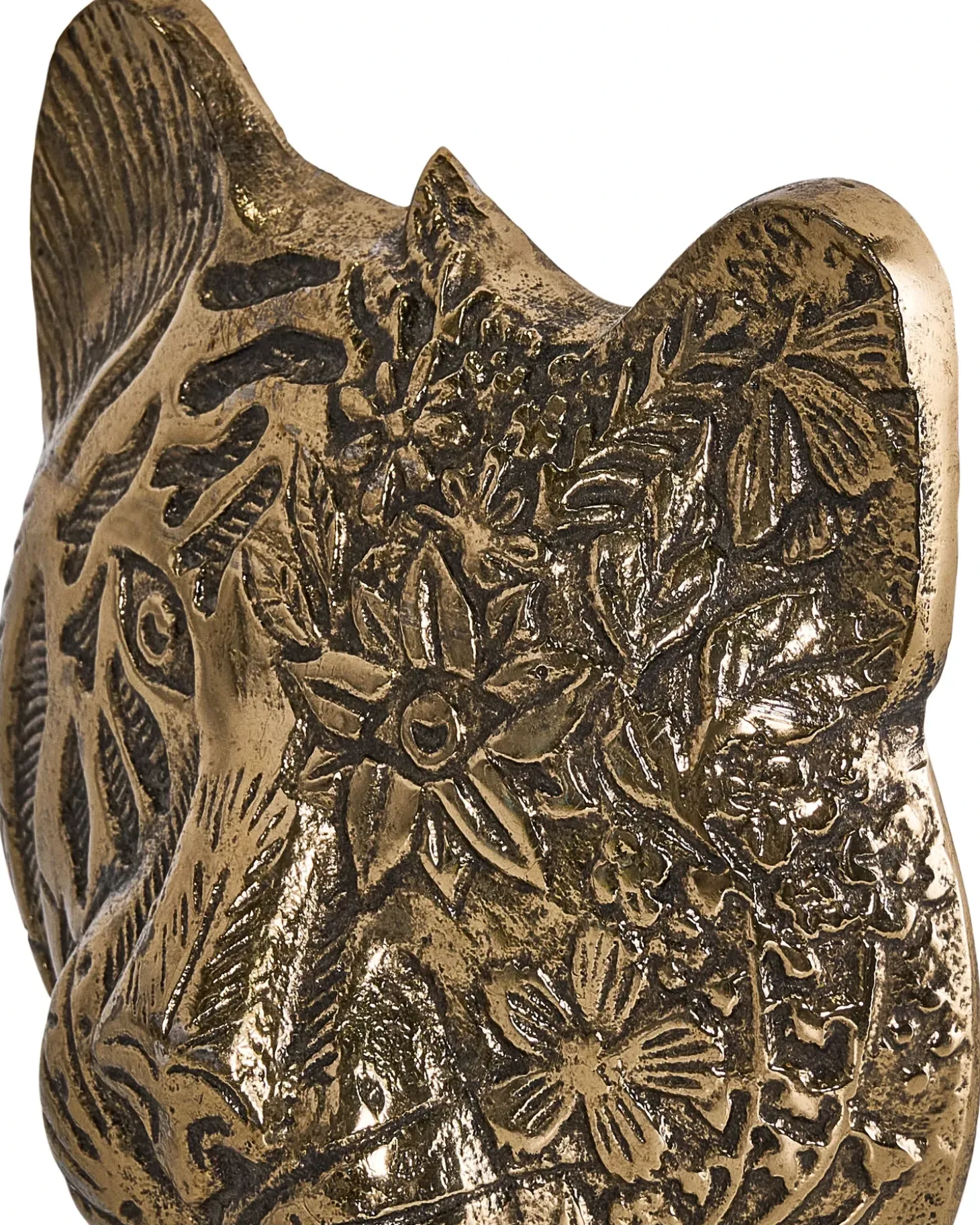 Dekorativ figur Tiger BROVA Metal Guld