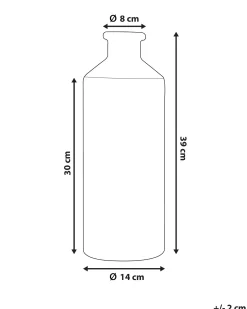 Dekovase ARSIN Stentøj 39 cm Sort