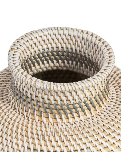 Dekovase ASAHAN Rattan 22 cm Naturlig