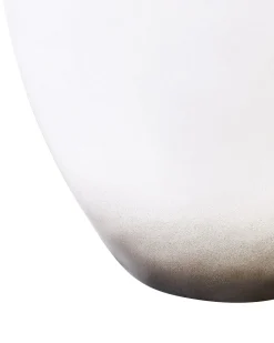 Dekovase BAEZA Keramik 36 cm Hvid
