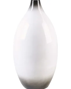 Dekovase BAEZA Keramik 46 cm Hvid