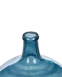 Dekovase CHAPPATHI Glas 31 cm Blå