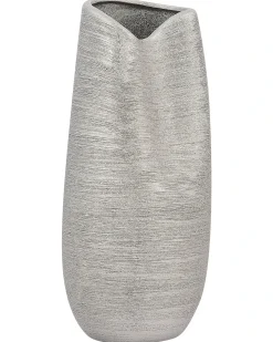 Dekovase DERBE Stentøj 32 cm Sølv