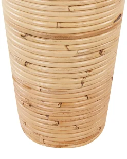 Dekovase ELATIA Rattan 50 cm Naturlig
