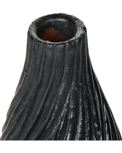 Dekovase FLORENTIA Keramik 50 cm Sort