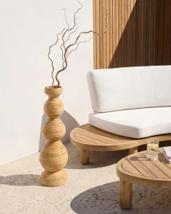 Dekovase GERACE Rattan 70 cm Naturlig