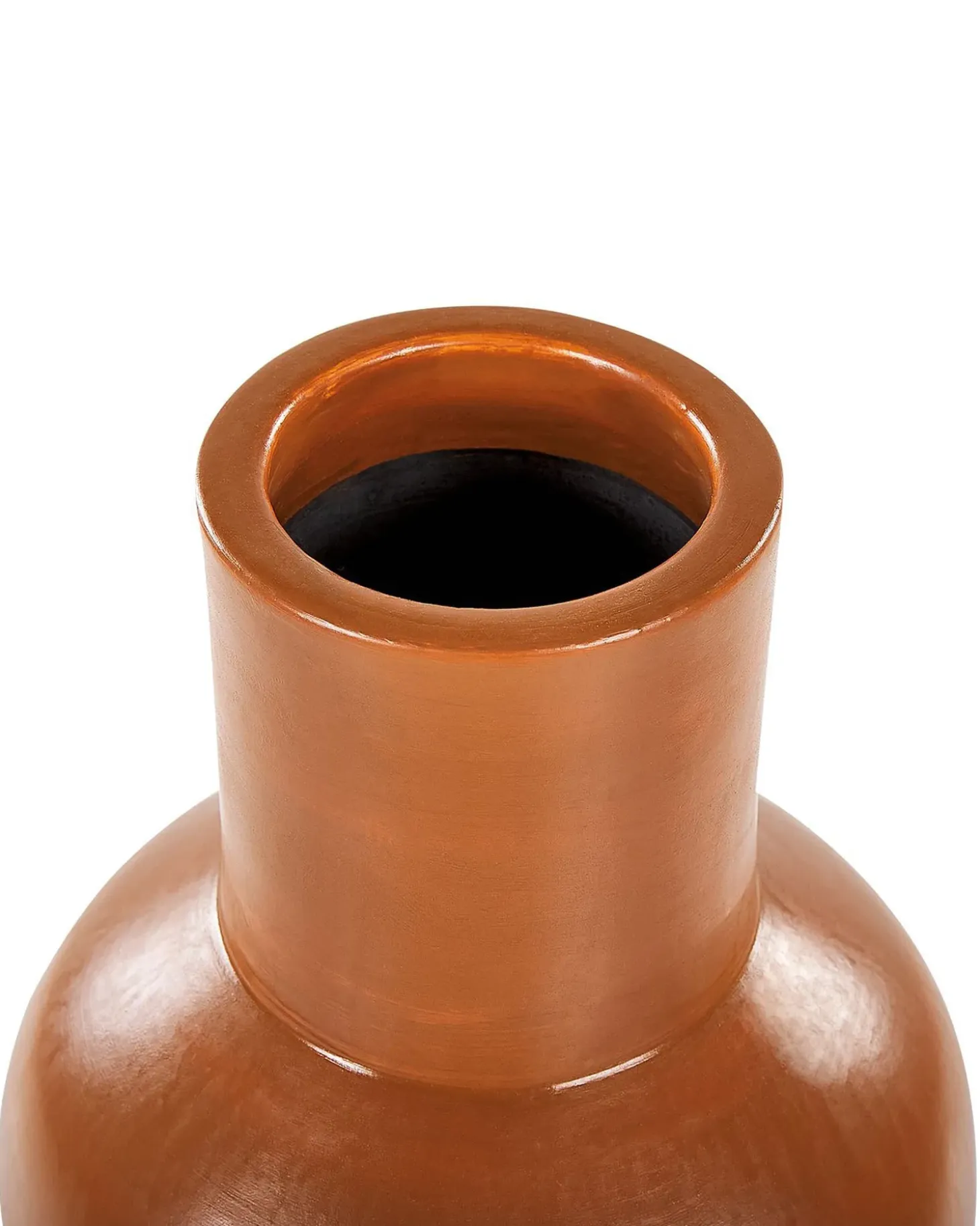 Dekovase KARFI Keramik 37 cm Orange
