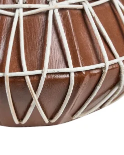 Dekovase KLUET Keramik 22 cm Brun