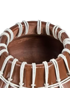 Dekovase KLUET Keramik 22 cm Brun
