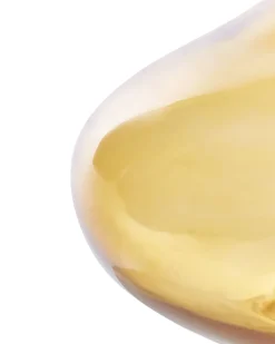 Dekovase PANEER Glas 30 cm Gul