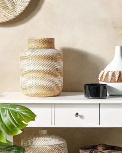 Dekovase RENUN Keramik 36 cm Naturlig