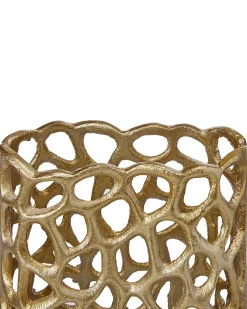 Dekovase SANCHI Metal 33 cm Guld