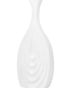 Dekovase THAPSUS Keramik 39 cm Hvid